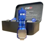 1STKIT Quick Connect Automatic Tire Deflators - Blue, Set of 4 (6-44 PSI) 1