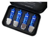 1STKIT Quick Connect Automatic Tire Deflators - Blue, Set of 4 (6-44 PSI) 2
