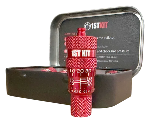 1STKIT PRO Screw-On Automatic Tire Deflators - Set of 4 (6-34 PSI)